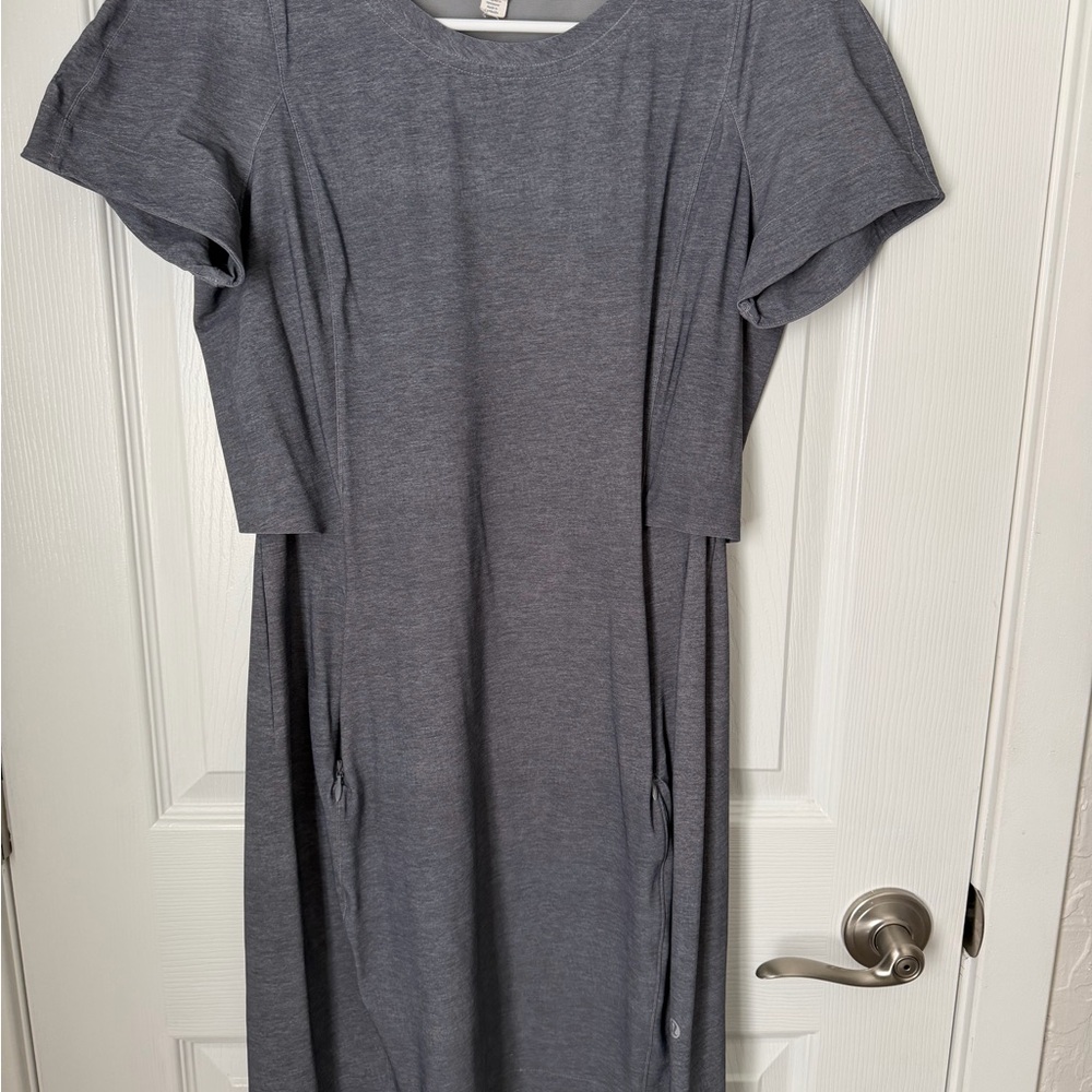 Lululemon Athletica Charcoal Midi Dress